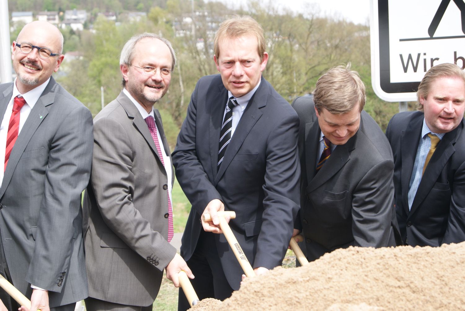 Spatenstich Weiterbau HTS